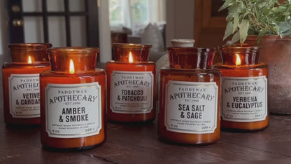 Apothecary 8 oz Candle - Sea Salt + Sage